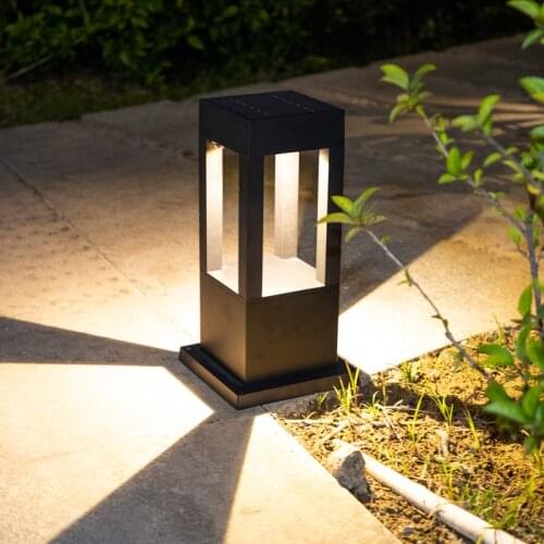 Modern Solar Light Outdoor Waterproof Lawn Light Led Villa Floor Light Simple Courtyard Landscape Garden Lawn Light