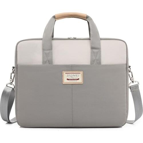 Student Laptop Bag Business One-shoulder Contrast Color Laptop Bags 14 Inch 15.6-inch Men Women Handbag