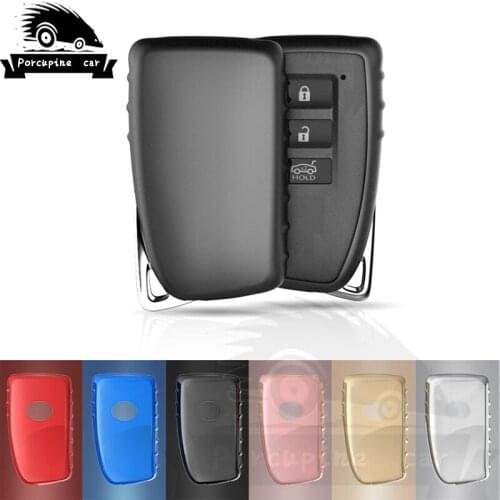 TPU Key Case for Toyota LEXUS GS-350 GS-450h ES-300h ES-350 Keyles Smart Remote Fob Input Cover 4 button