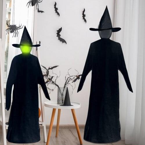 Halloween Decorations Party Luminous Witch Screaming Witches Light-Up DIY Ghost Props LED Outdoor Garden Yard Ghost Home Lamp