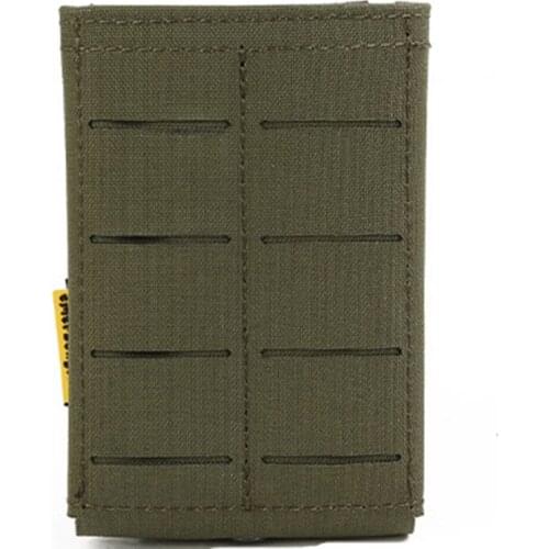 Military Tactical LSR Laser Cut Molle Open Top Single Rifle Magazine Pouch AK M4 M16 5.56 .223 7.62 Hunting Paintball Mag Bag