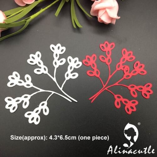 Die Cut METAL CUTTING DIES cut flower leaf branch Alinacraft Scrapbooking paper craft album card punch knife art cutter die