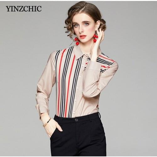YINZCHIC Blouses With Sleeves