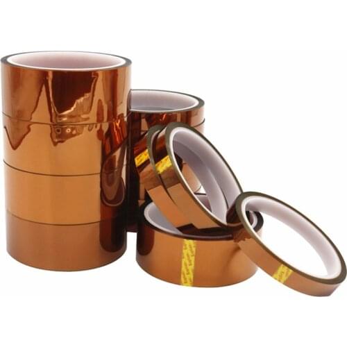 3D Printer Parts High Temperature Resistant Heat BGA Kapton Tape Polyimide Insulating Thermal Insulation Adhesive Tape
