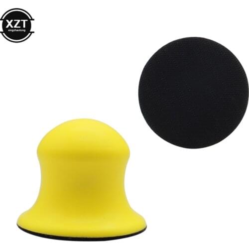 3-Inch 75MM Grinding Pad Car Polisher Hand Block Automotive Refinish Polish Plate Sanding Disc Auto Care Backing