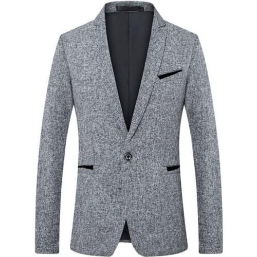 Men Blazers Mens Casual Suits Casual Single-breasted Suits Suitable For Wedding Work Out Jacket Male Wnter