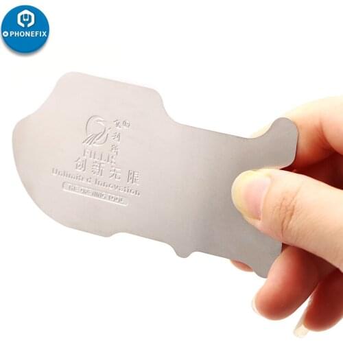 PHONEFIX 3 in 1 Phone Opening Tools Kit Stainless Steel Sheet Plastic Triangle Pry Plastic Card For Mobile Phone Opening Repair