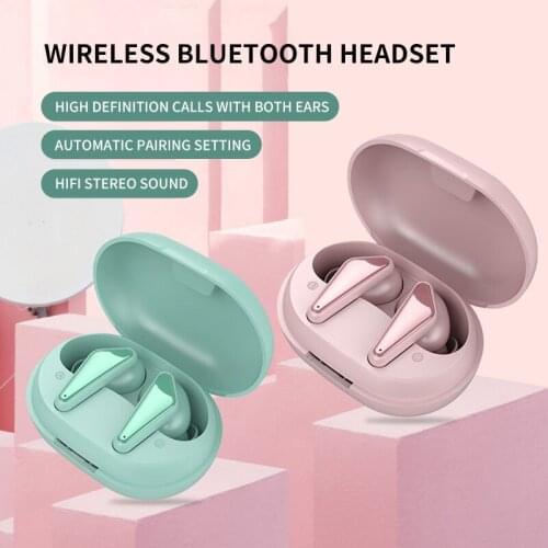 New private Bluetooth 5.0 Sport Bi-ear Hot Wireless Headset TWS Bluetooth Headset Wireless Motion does not fall off battery life