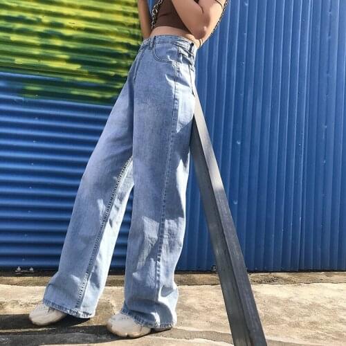 OLGITUM Womens High Jeans