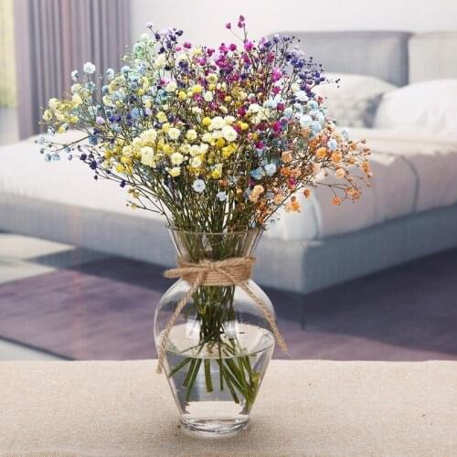 Transparent Multicolor Glass Vase Terrarium Glass Containers Flower Vases Wedding Decoration Table Centerpieces Flowerpot