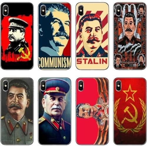 Soviet Union Stalin Silicone Phone Case For Xiaomi Redmi 9T 9C 9A 7 7A K20 6 6A S2 Redmi Note 9S 9T 9 8 8T 7 6 5A Pro
