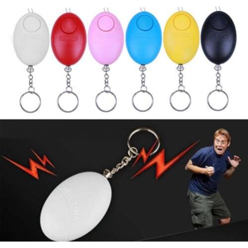 80% Hot Sales!! Self Defense Keychain Personal Alarm Emergency Survival Whistle Keyring Tool