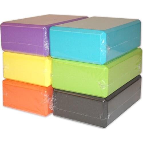 EVA 23*15*7.6cm Women Exercise High Density Yoga Block High Quality Home Practice Fitness Gym Exercise Sport Tool