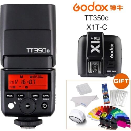 GODOX TT350C Mini Flash Flash Combination 2.4G TTL GN36 for Canon 5D Mark III / IV 80D 70D 7D 6D 760D 750D 700D 60D 600D 6D 5DIV
