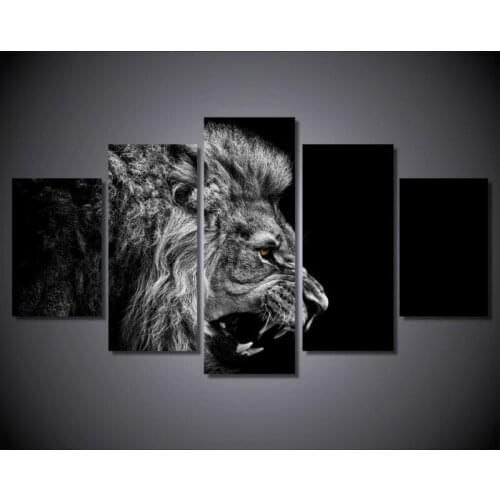 HD Print 5 Pcs canvas art animals painting modern home decor wall art picture living room decor print Painting on canvas/PT0342