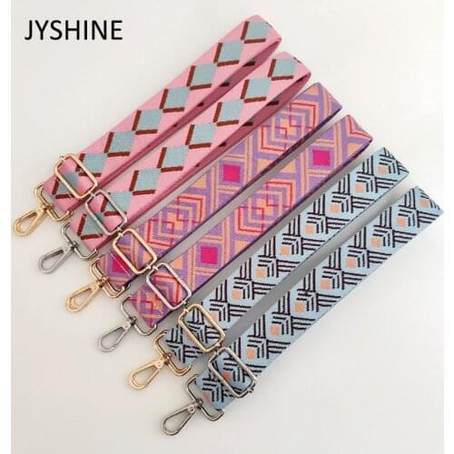 JYSHINE New 2021 Bag Band Width Shoulder Strap Messenger Bag Belt Women Bag Strap with Adjustable Length Shoulder Strap Bag Part