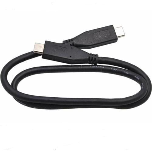 High Quality 50CM Type-C To Type-C USB-C 3.1 GEN2 10Gbps EMARK SSD Data Tranfer Cable Fast Charge usb 3.1