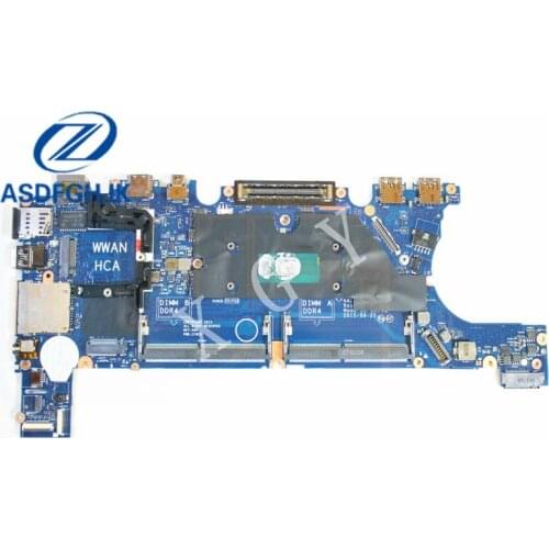 Laptop Motherboard LA-C451P for Dell for Latitude E7270 Motherboard 0DTF3 00DTF3 CN-00DTF3 i5-6200U 2.3 GHz 100% Test ok