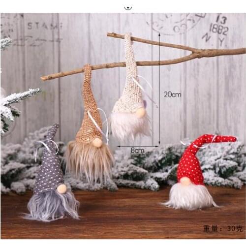 2019 New Christmas Decoration Forest old man Festival Party Holding Home Decor Christmas Ornaments