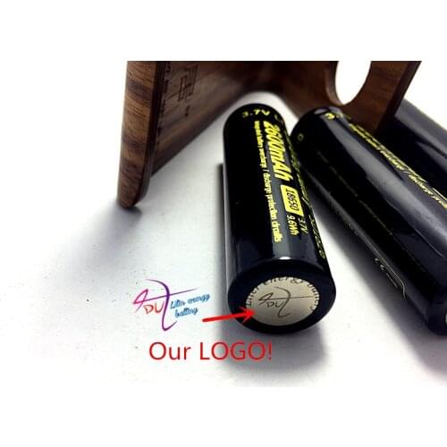 4 pieces of battery Free shipping Authentic Import Liter energy battery 3.7v 18650 2600mah li-ion battery