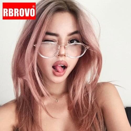 RBROVO 2021 Round Retro Glasses Frame Women Leopard Glasses Women Anti-Blue Light Eyeglasses Women Lentes De Lectura Hombre