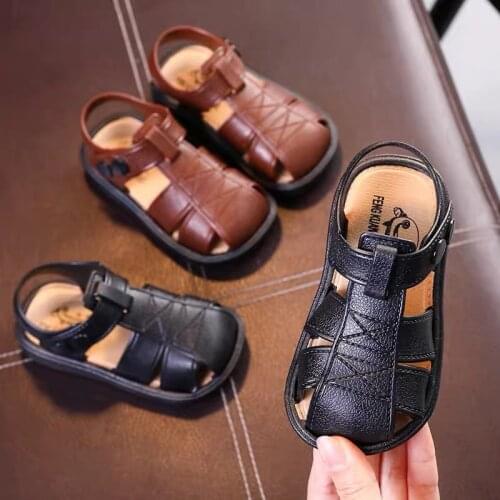 Boys and girls sandals beach shoes 1-3 years old children non-slip soft bottom childrens sandals summer sandals Outdoor Shoes