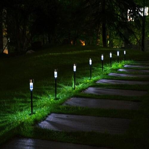 Stainless Steel Solar Light LED Decorative Outdoor Lawn Lamp Home Garden Night Light IP65 Waterproof Lamps Glow In The Dark Lamp