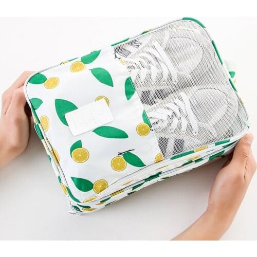 Portable Sneakers Shoes Storage Bags Cabin Bag Flat Shoe Bag Hangende Schoenen Zak With Zipper Boot Bag Shoe Sacks