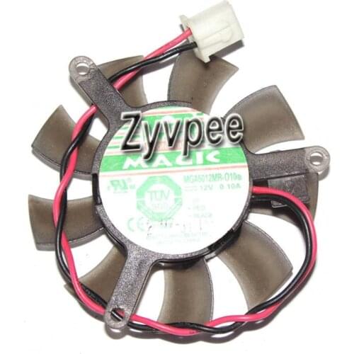 MAGIC MGA5012MR-O10 12V 0.1A 2 Wires 2 Pins VGA Fan Cooling Fan