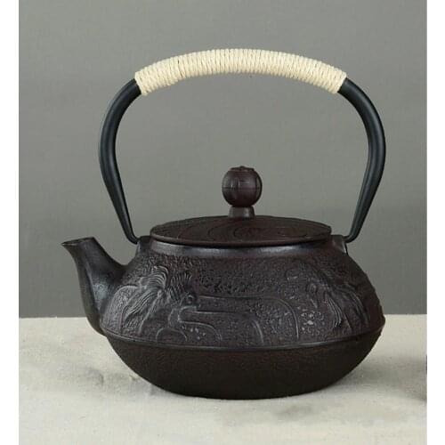 Japanese Iron Tea Pot with Stainless Steel Infuser Cast Iron Teapot Tea Kettle for Boiling Water