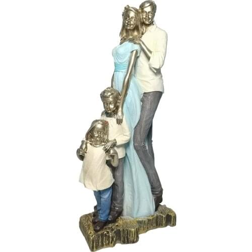 Zayton Family Statues Resin Crafts Home Decoration Sculptures Figures Funiture Ornaments Accessories For Living Room