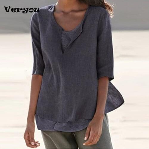 New Solid Color Loose T-shirt Womens Casual V-neck Half Sleeve Summer Top Womens T-shirt 2021 Women Fashion Clothing