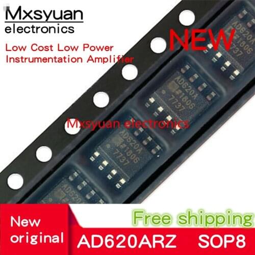 10pcs~100pcs/LOT AD620A AD620ARZ AD620AR AD620 SOP8 New original In stock