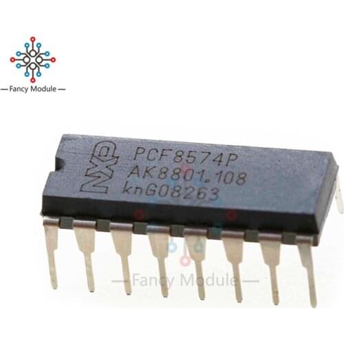 10Pcs PCF8574P PCF8574 DIP-16 NXP/PHI Remote 8-bit I/O Expander IC