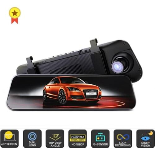 10 in Mirror 2.5K 1080P Car DVR Stream Media Super Night Vision Touch Screen Car Camera dash cam Parking Mode recorder Car DVR