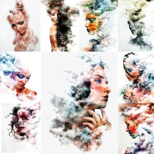 5D Character DIY Diamond Painting Symphony Beautiful Girl Diamond Embroidery Mosaic Set Living Room Wall Decoration