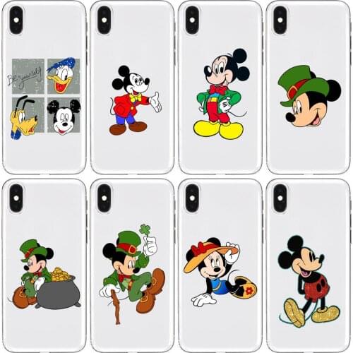 Disney Anime Transparent Phone cover hull For SamSung Galaxy S8 S9 S10e S20 S21 S30 Plus S20 fe 5G Lite Ultra soft case