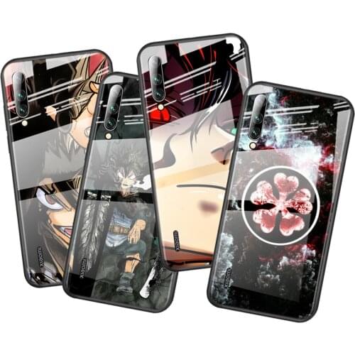 Tempered Glass Cover Anime Black Clover For Xiaomi Mi 11 11i 10T CC9E CC9 9T Note 10 Ultra Pro Lite 5G Phone Case