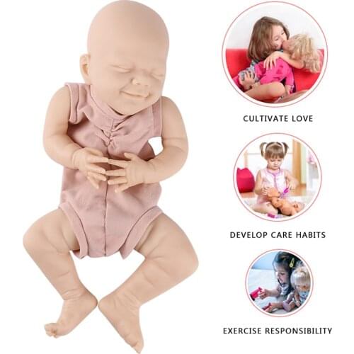 55cm Children Soft Reborn Doll Toy Newborn Baby Lifelike Cute Simulation Doll Play House Toys Kids Gift Kindergarten Props NEW