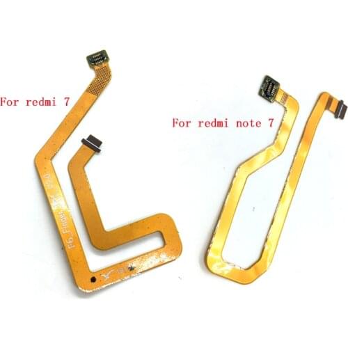 Original Home Button Fingerprint Touch ID Sensor Connector Flex Cable For Xiaomi Redmi 7 / Note 7 Connector Ribbon