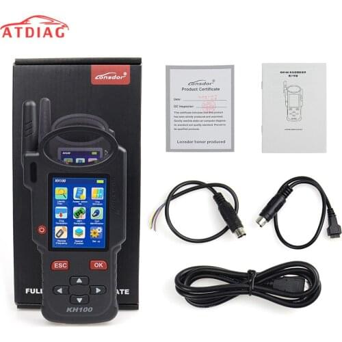 Original Lonsdor KH100 Remote Maker Key Programmer Generate Chip/Simulate Chip/Identify Copy/Remote Frequency/Access control key