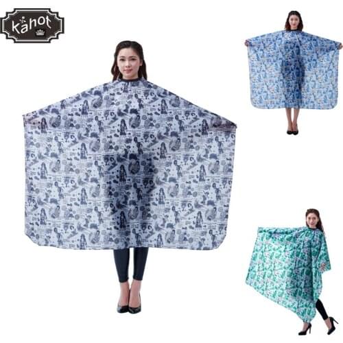 Salon Professional Hair Styling Cape,Adult Hair Cutting Coloring Waterproof Hairdresser Wai Cloth Barber Fashion Motif Capes