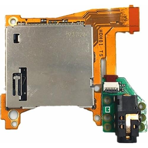 Replacement Console Cartridge Big Card Slot Reader Tray Headphone Jack Board for Switch Lite Game Console Repair Parts