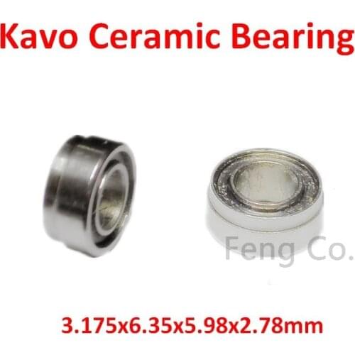 10/5pcs Dental Ceramic Bearings For KAVO High Speed Handpiece Size 3.175x6.35x5.98x2.78mm Step Dentist