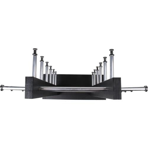 6-Layer Sunglasses Eyeglasses Display Wooden Frame Rack Stand Holder Organizer Black for organizing holding displaying sunglass