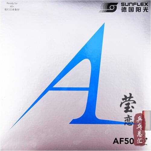 SUNFLEX AF50 A table tennis rubber a little sticky good speed and spin control suit for backhand
