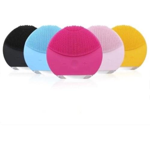 Ultrasonic Vibration Electric Facial Cleansing Face Washing Brush Skin Blackhead Remover Pore Cleaner