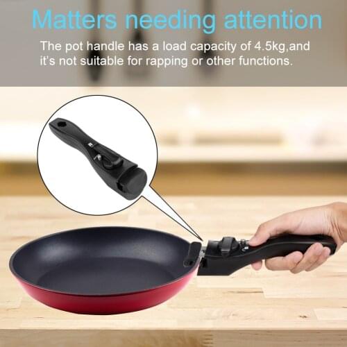 Pot Handle Pan Stockpot Universal Detachable Anti-Scalding Removable Handle Kitchen Dismountable Practical