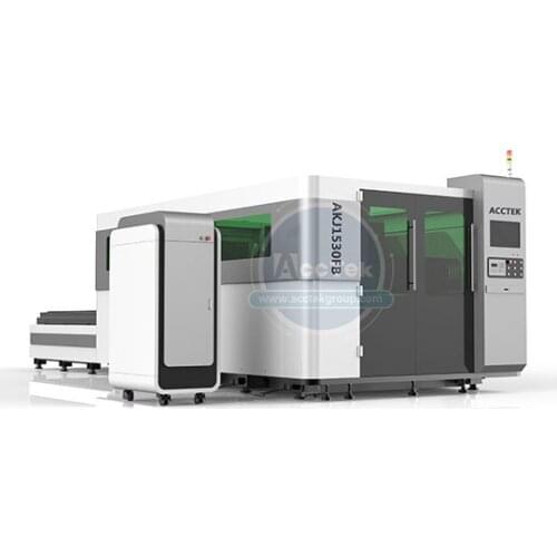 High frequency full covered safety shield fiber laser engraving machine for thick metal plate/Steel pipe