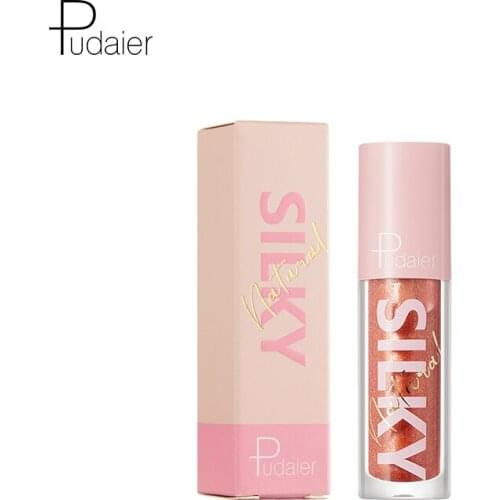 1PC Pudaier Lip Gloss Water Mirror Lip Glaze Sexy Red Colorful Liquid Lipstick Moisturizing Nourishing Lip Balm 16 Colors TSLM1